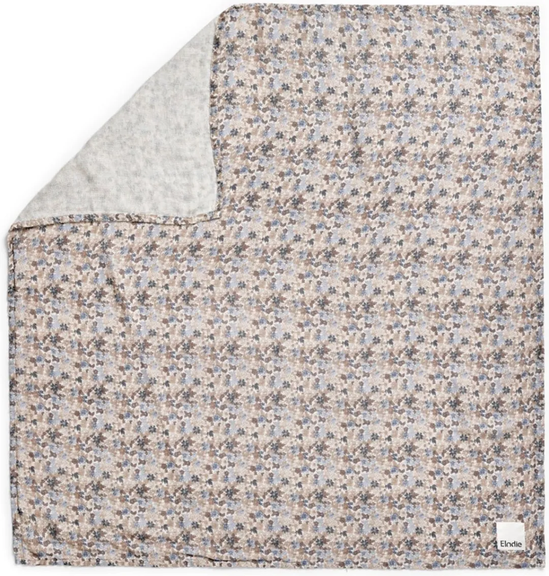 Elodie Bamboe Hydrofiel Doek 80x80cm - Blue Garden
