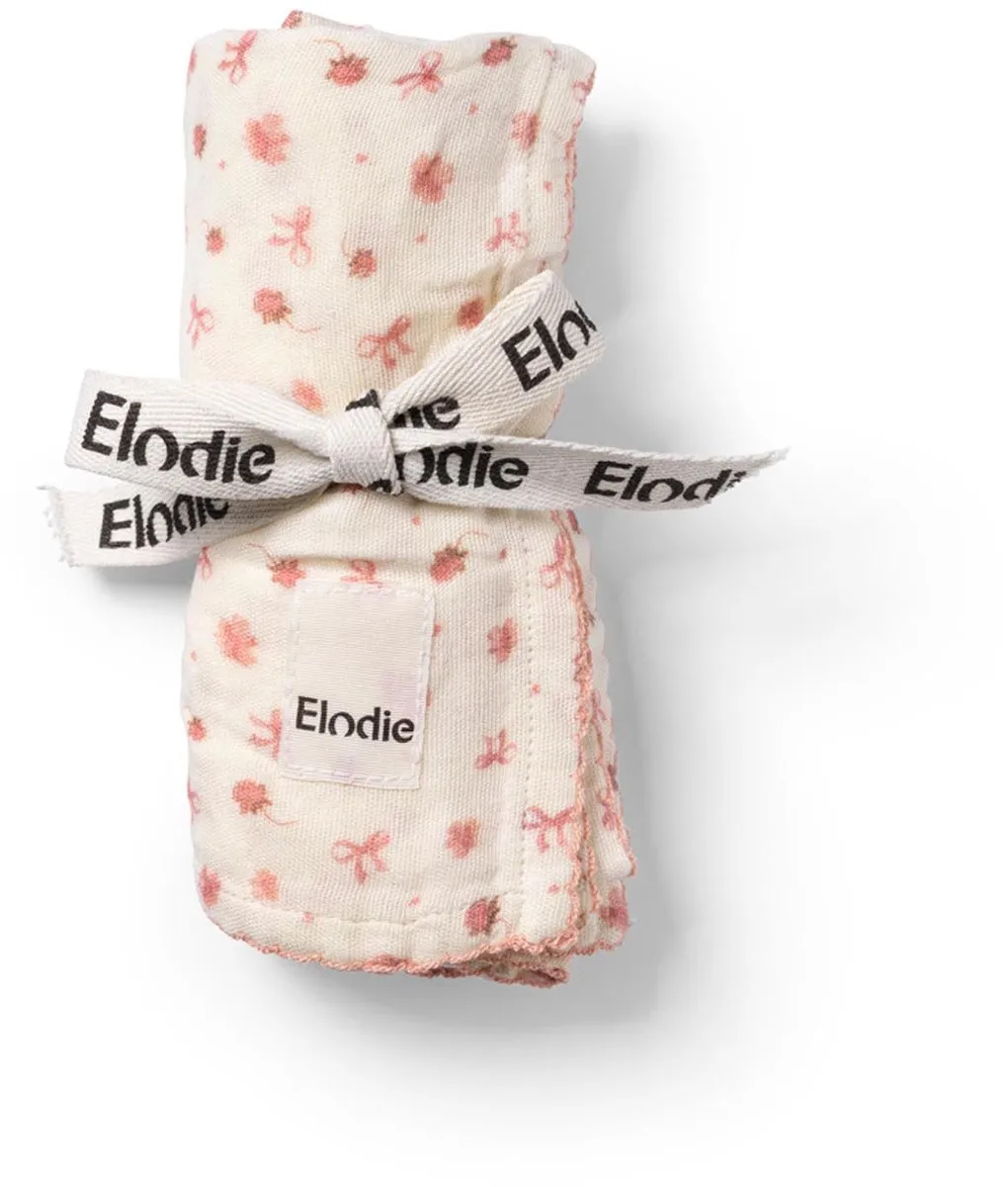 Elodie Bamboe Hydrofiele Doek 80x80cm - Petit River Rose
