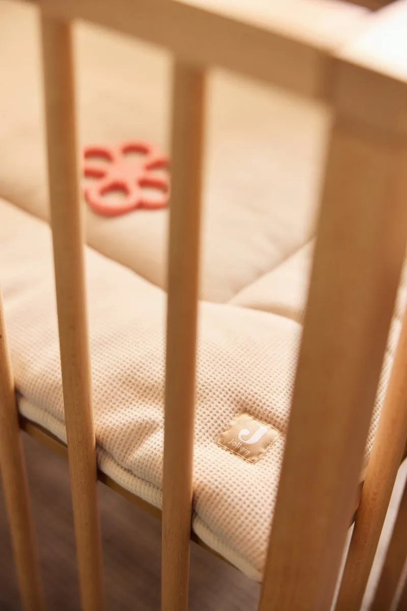 Jollein Boxkleed Little Waffle 75x95cm - Warm Sand