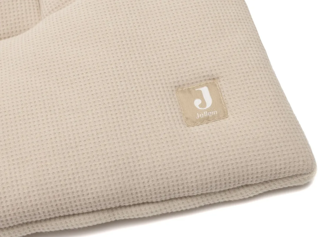 Jollein Boxkleed Little Waffle 75x95cm - Warm Sand