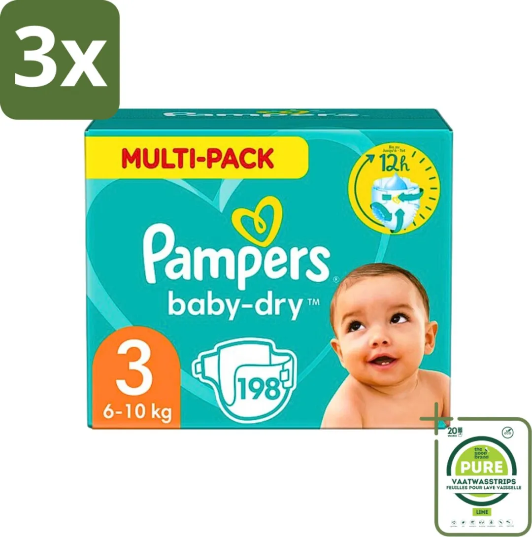 Pampers Baby-Dry Luiers Maat 3