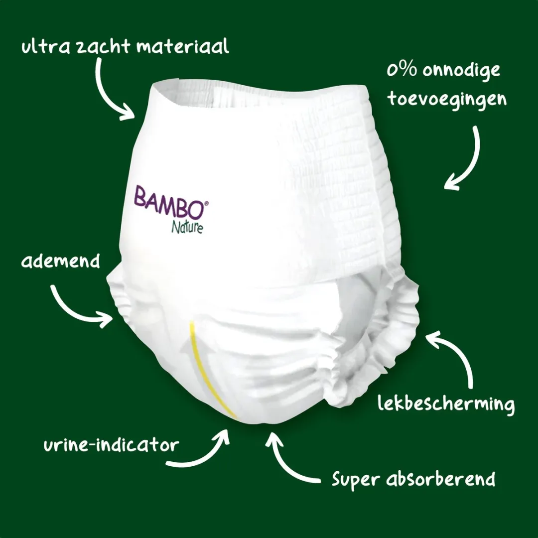 BAMBO Nature Luierbroekjes Maat 4 100 Stuks