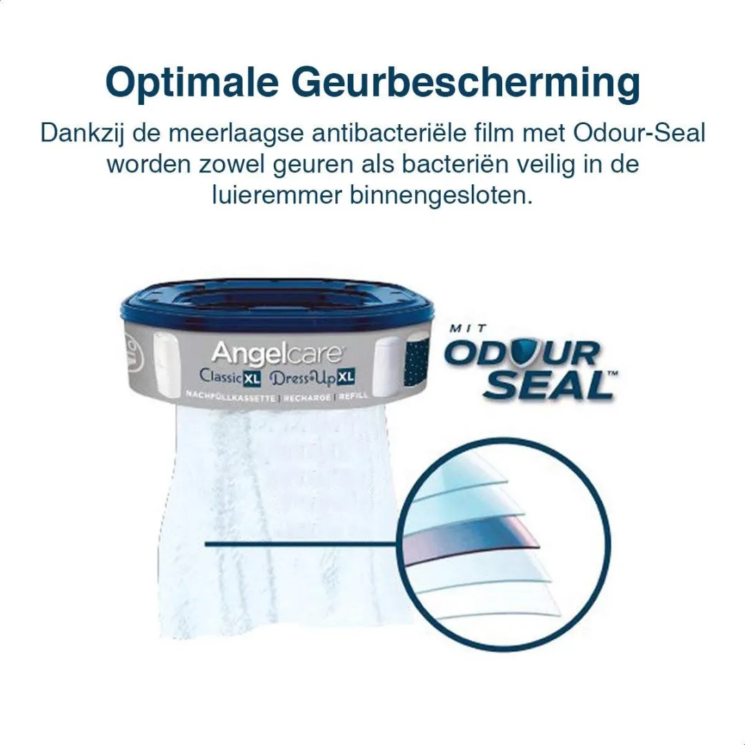 Angelcare Classic XL Luieremmer 70L - Wit