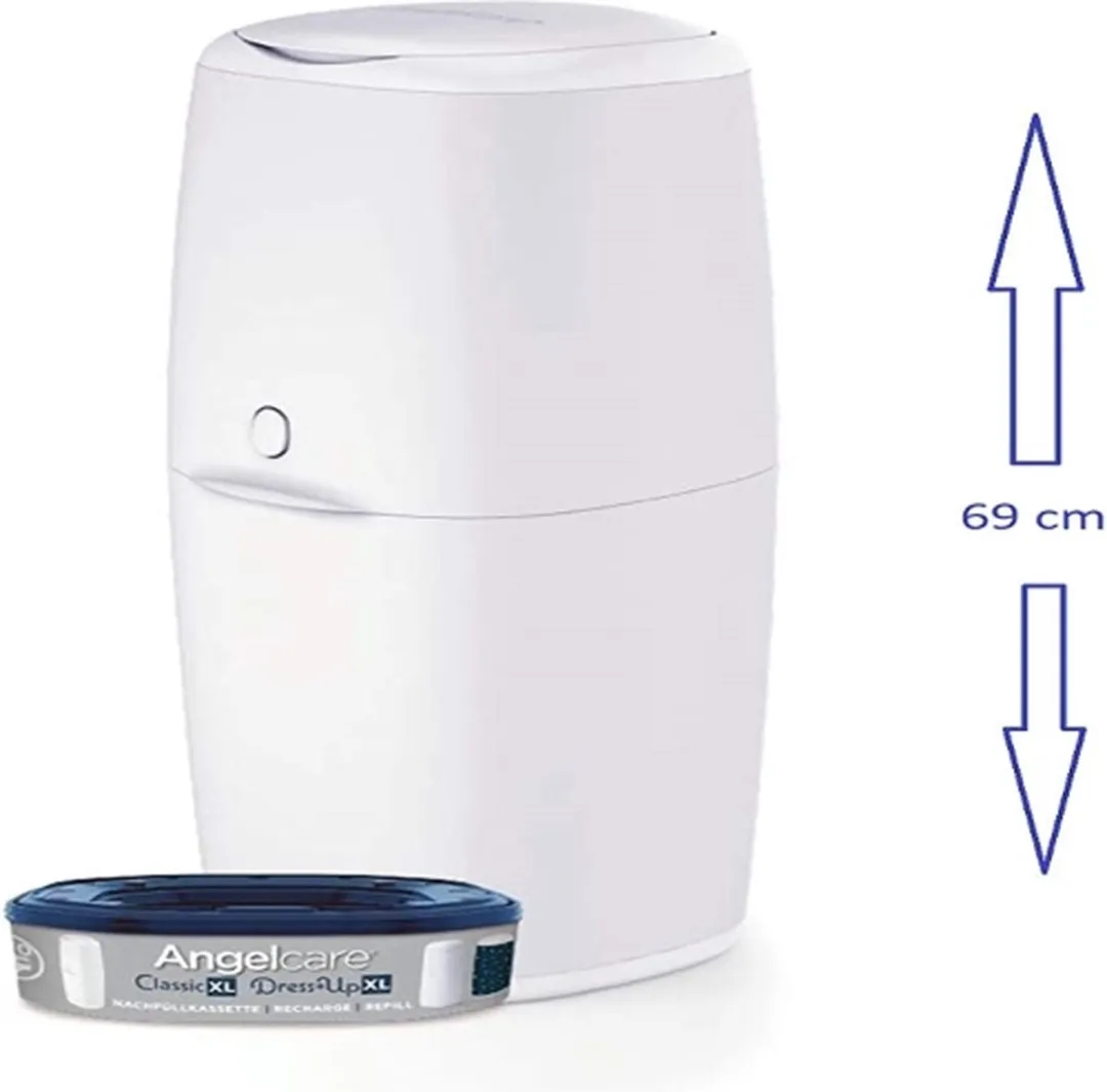 Angelcare Classic XL Luieremmer 70L - Wit