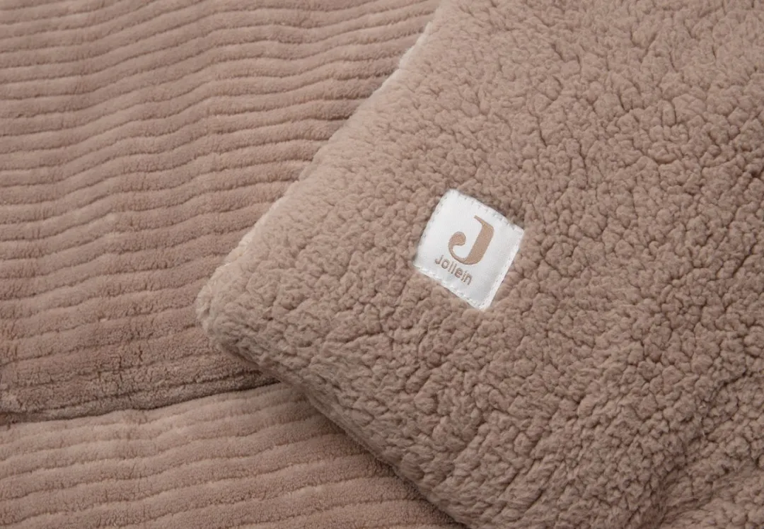 Jollein Boxkleed Baby 100x100cm - Milky Coffee