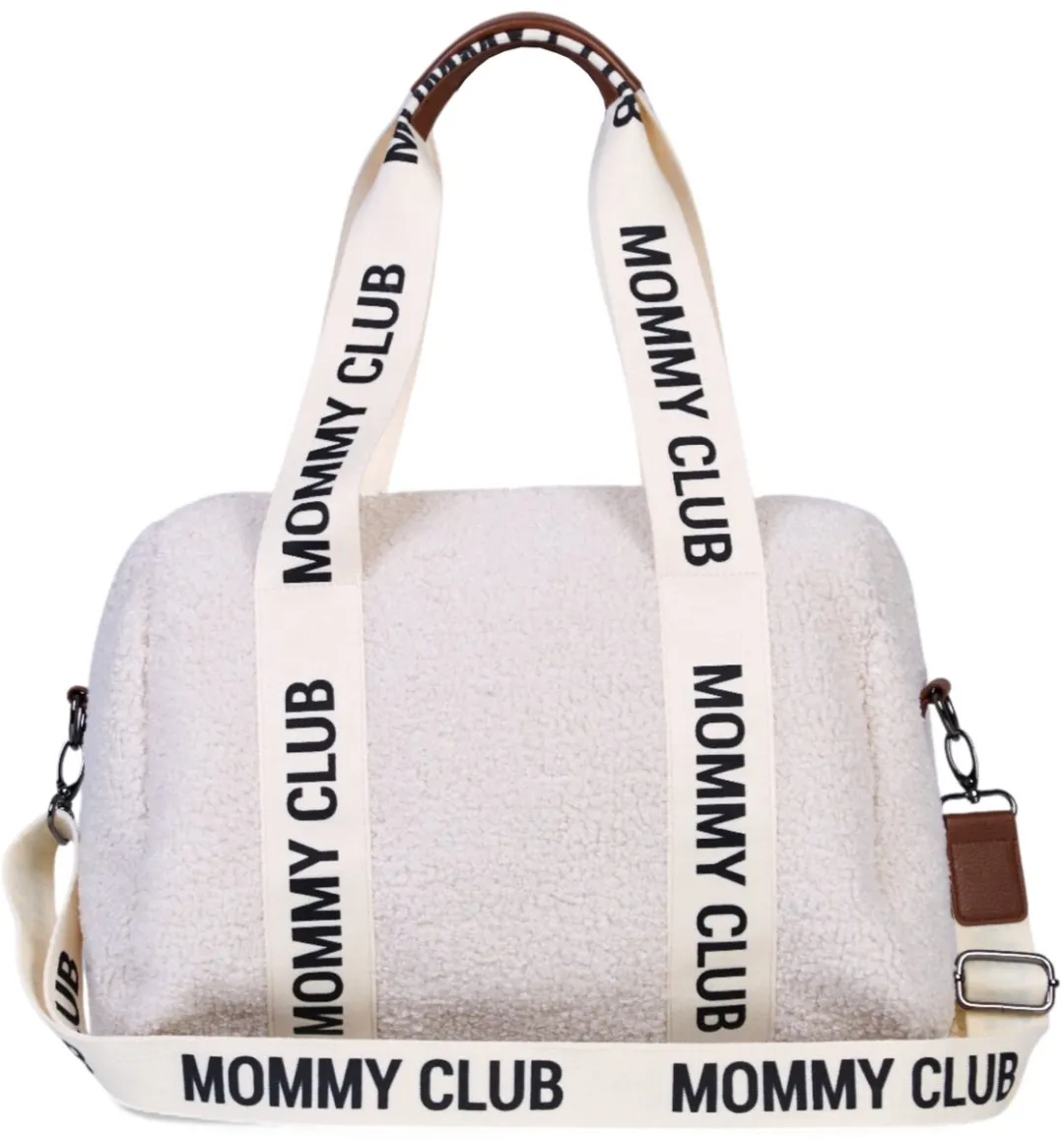 Childhome Mommy Club Verzorgingstas Signature Teddy Ecru