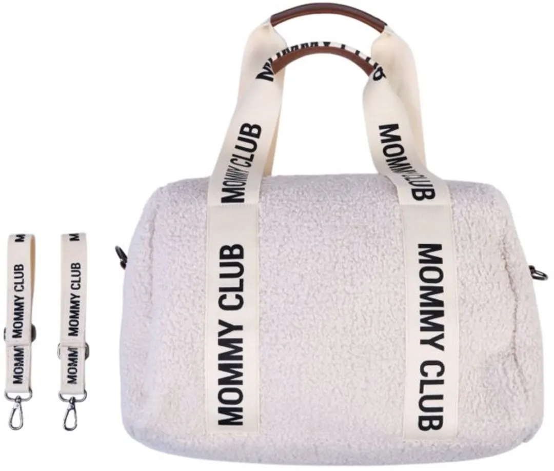 Childhome Mommy Club Verzorgingstas Signature Teddy Ecru - 22L - afbeelding 5 van 5