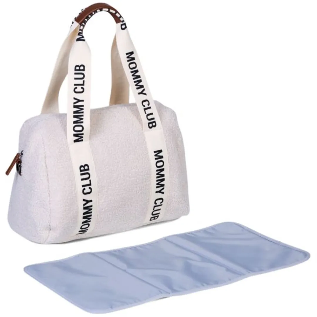 Childhome Mommy Club Verzorgingstas Signature Teddy Ecru - 22L - afbeelding 3 van 5