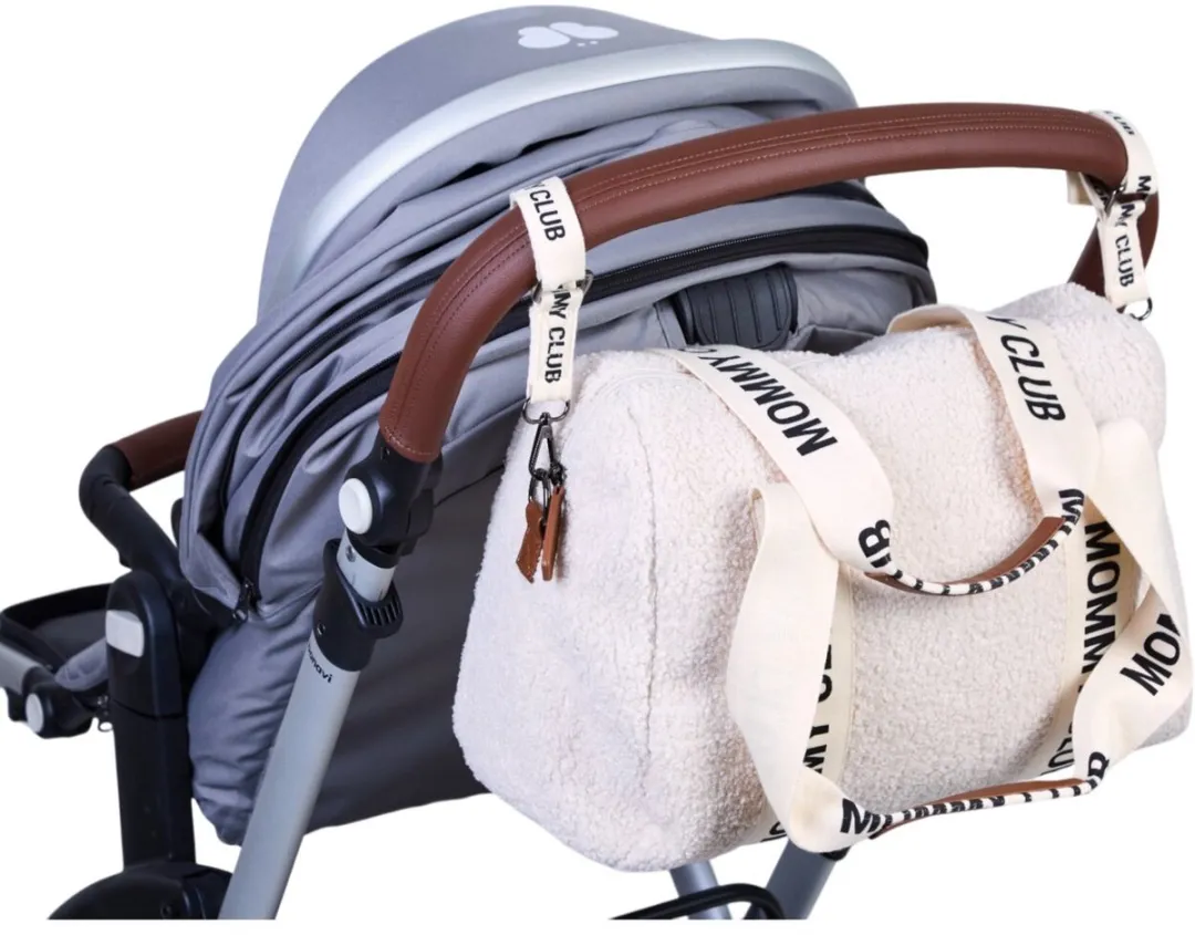 Childhome Mommy Club Verzorgingstas Signature Teddy Ecru - 22L - afbeelding 2 van 5