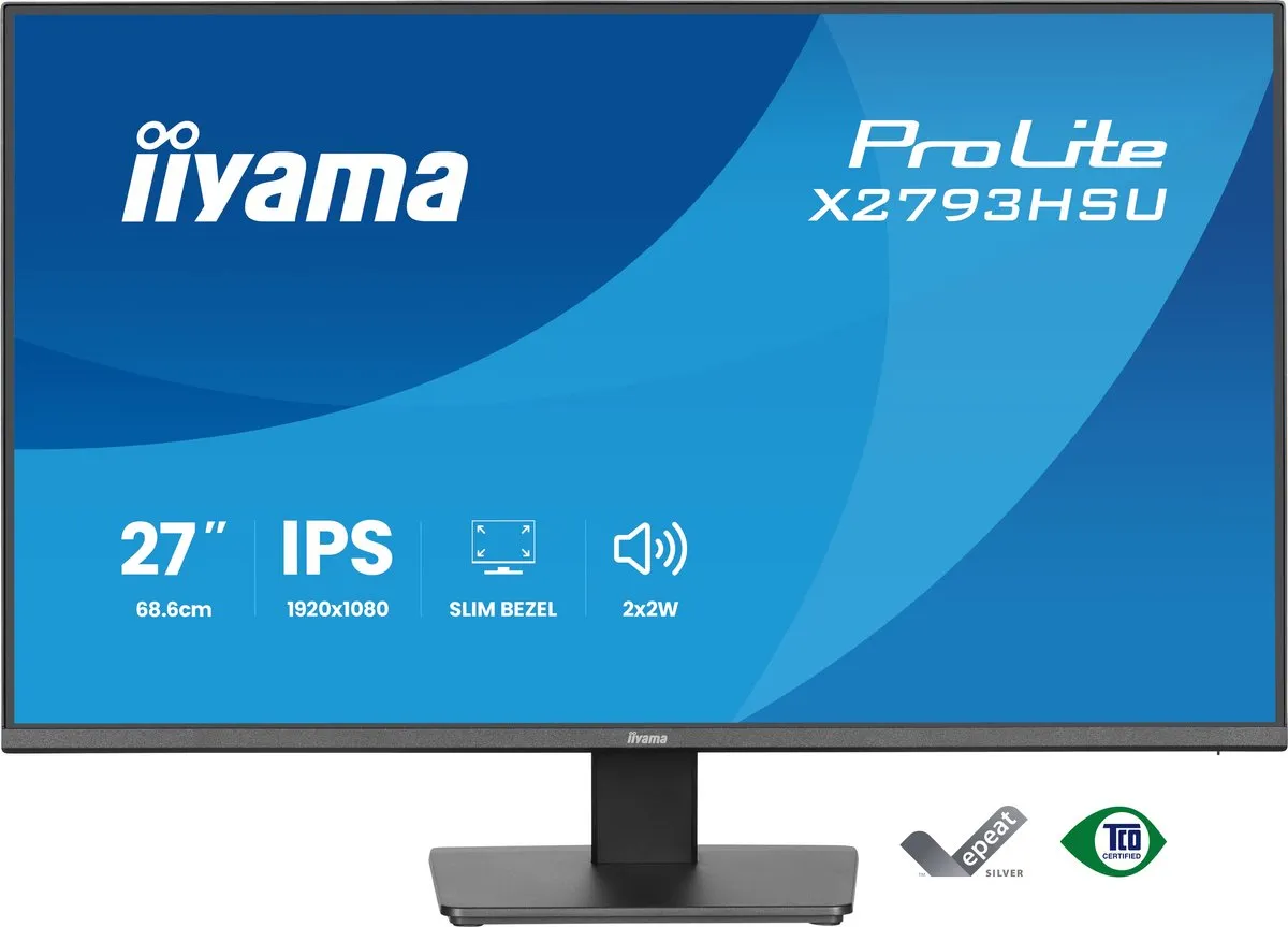 iiyama ProLite X2793HSU-B1 Monitor 27" Full HD IPS - USB-Hub