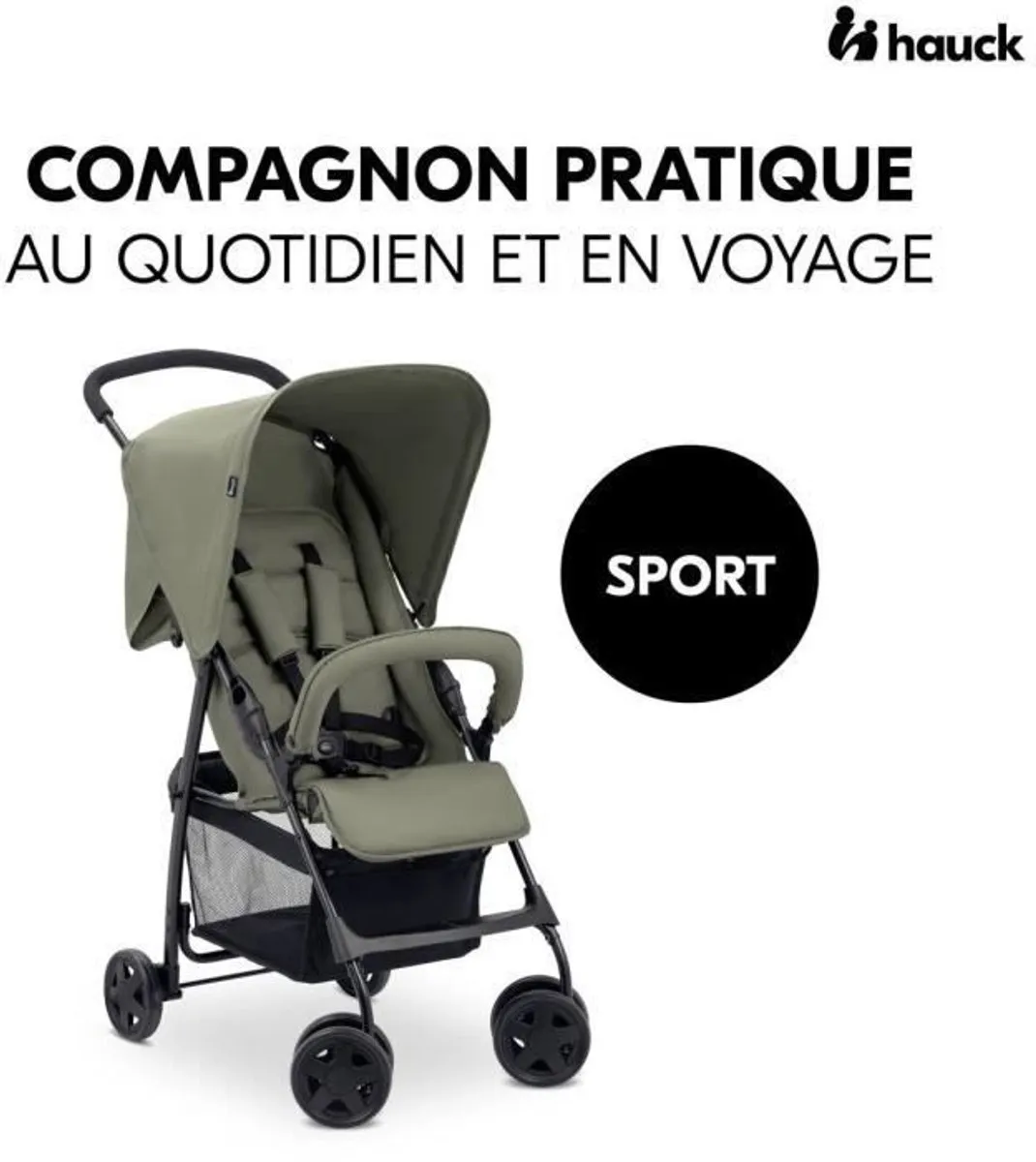Hauck Sport Buggy - Olijfgroen - afbeelding 4 van 6