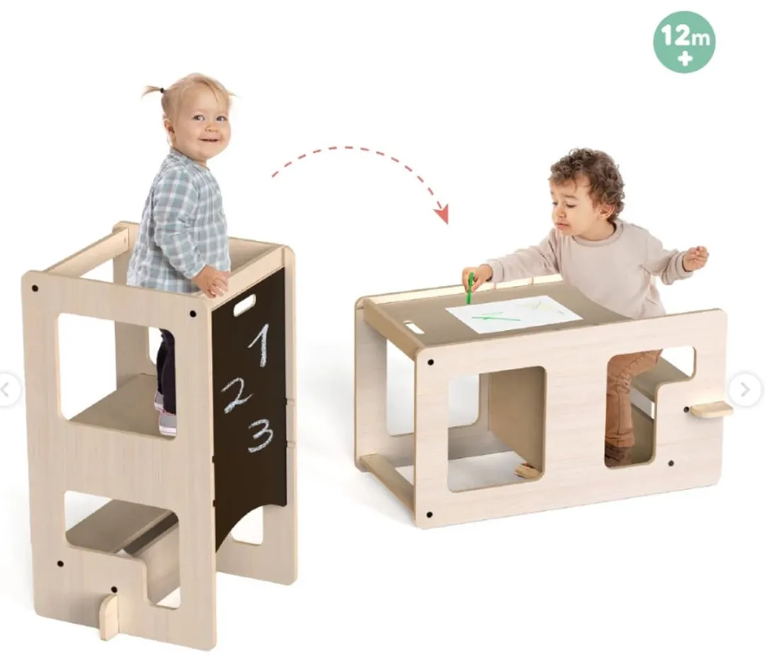 Mamatoyz Kule Flip Leertoren - Naturel