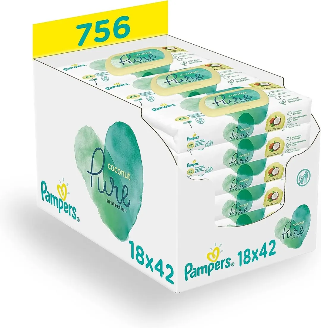Pampers Aqua Harmonie Coco Babydoekjes