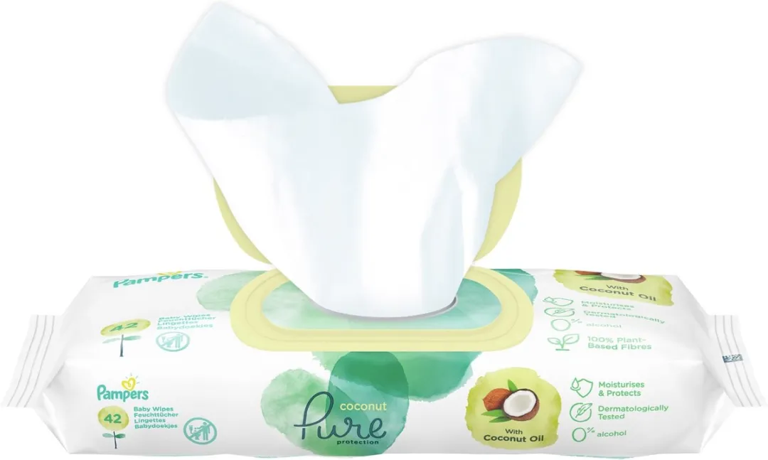 Pampers Pure Coconut Billendoekjes 1176 Stuks