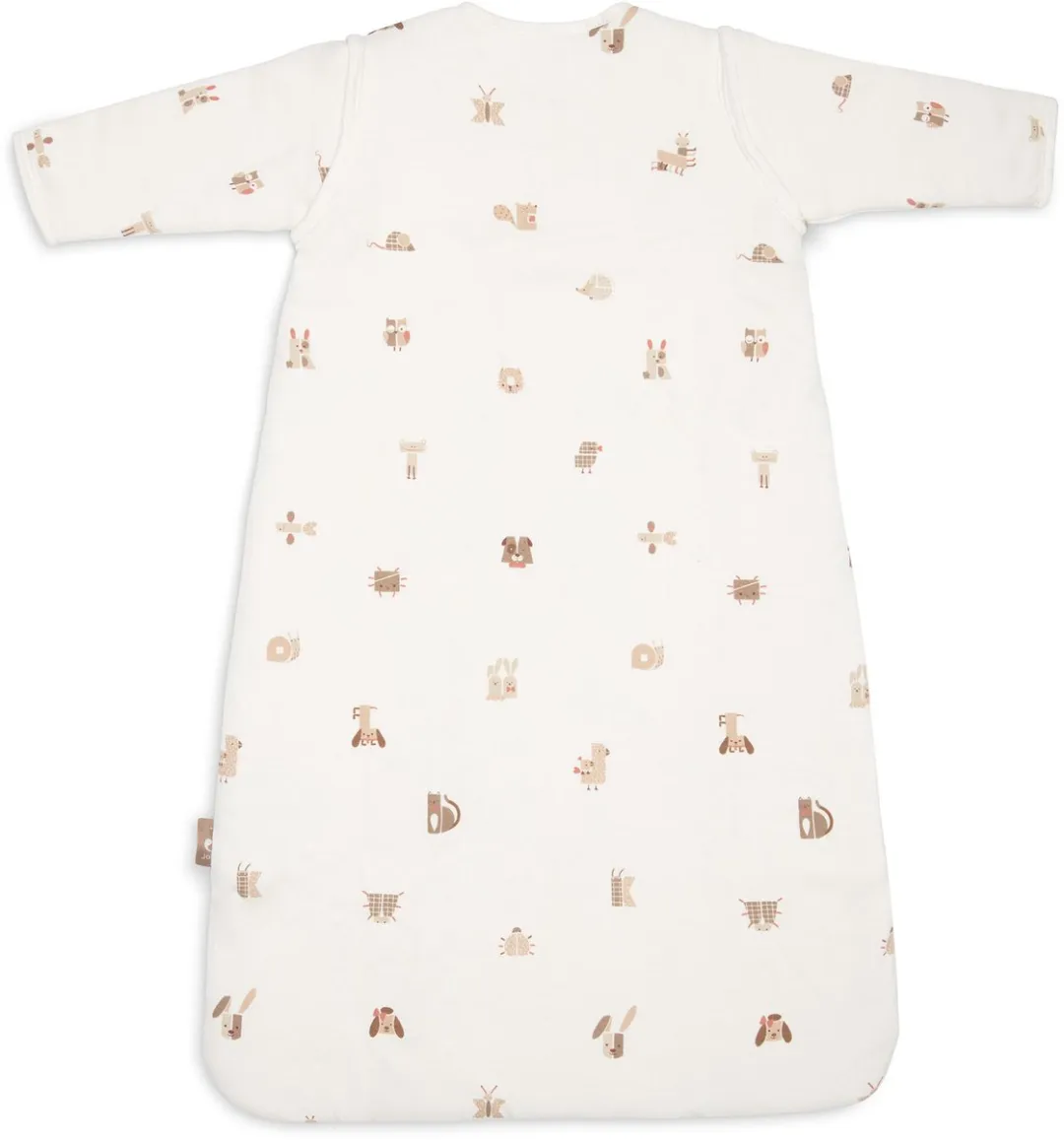 Jollein Baby Slaapzak Animal Friends 70cm - Afritsbare mouw - afbeelding 6 van 6
