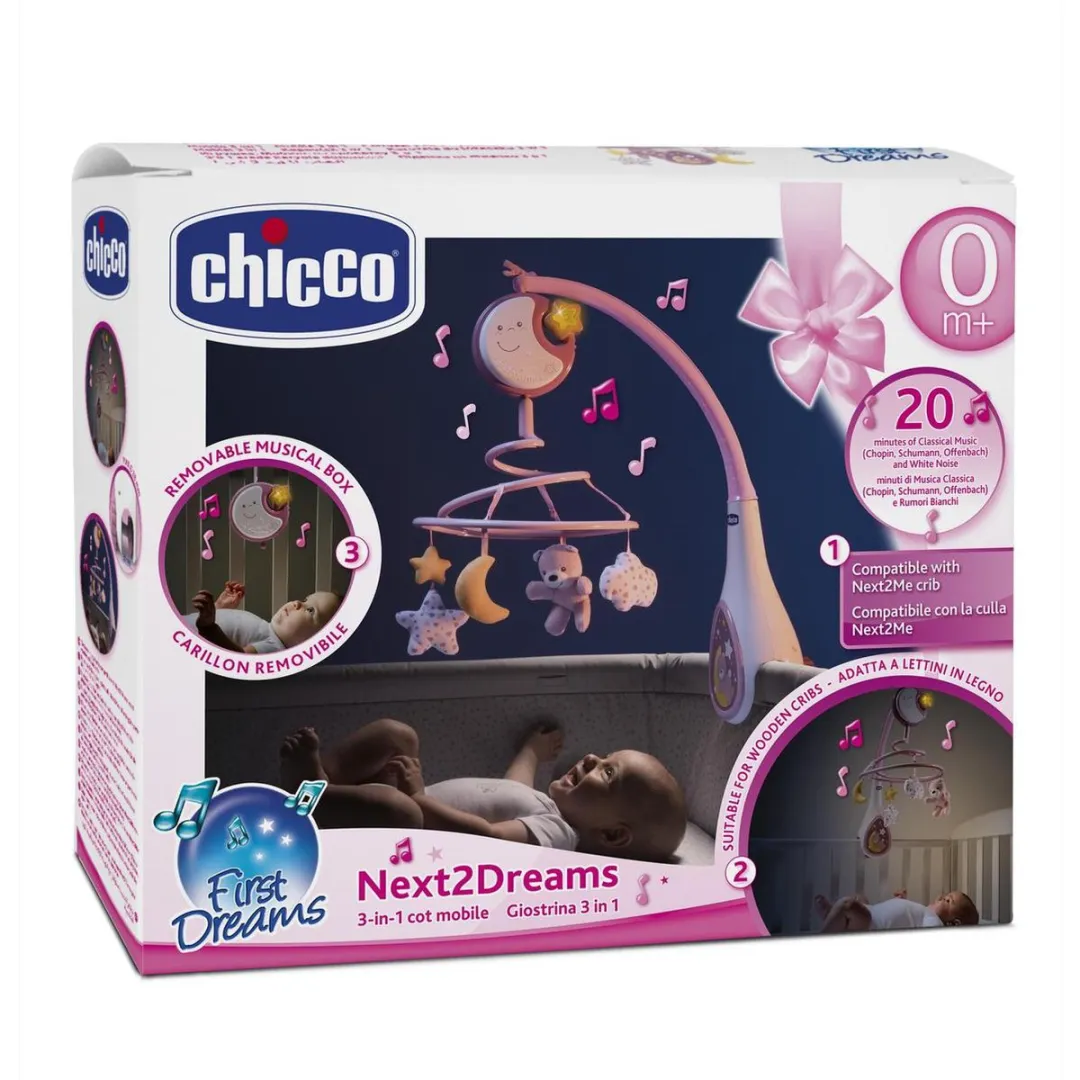 Chicco Next2Dreams Mobiel - Roze