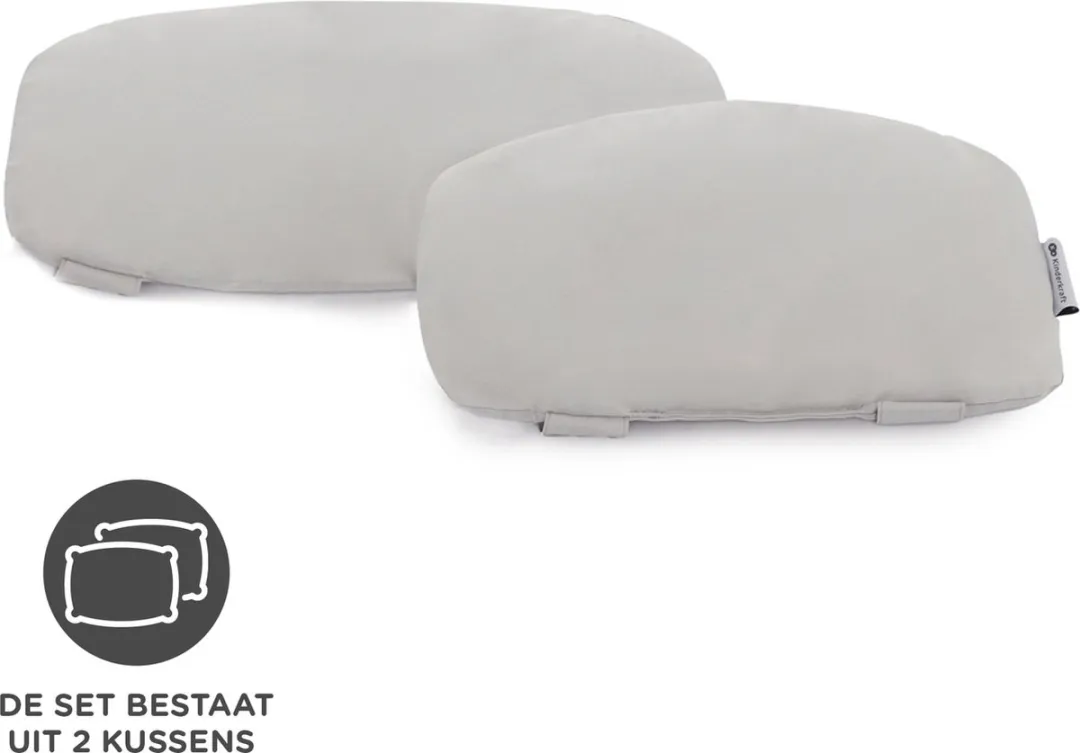 KinderKraft ENOCK Kussenset - Rugleuning & Zitting Grijs