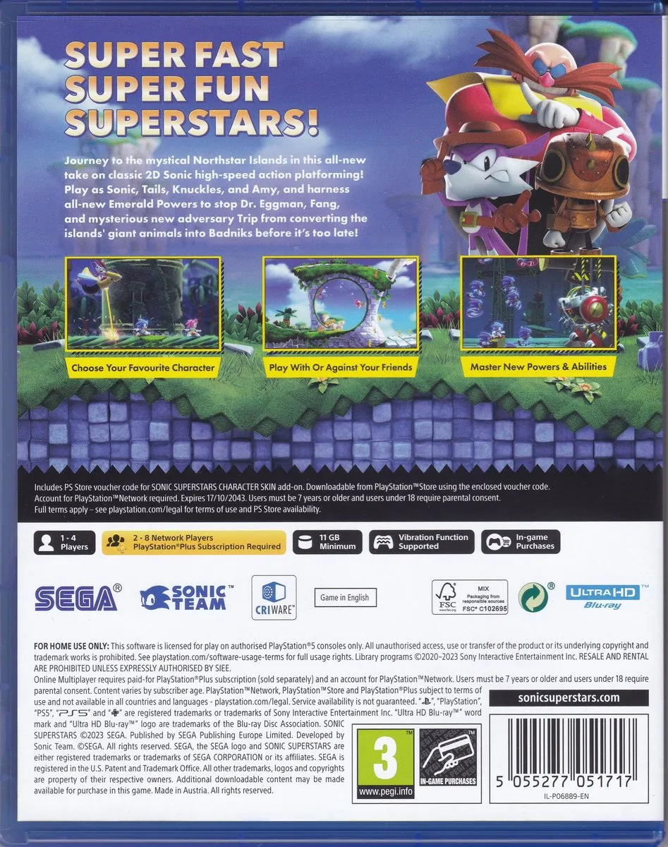 Sonic Superstars PS5