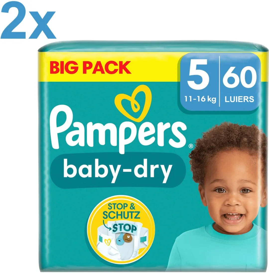 Pampers Baby Dry Maat 5 - 120 Stuks