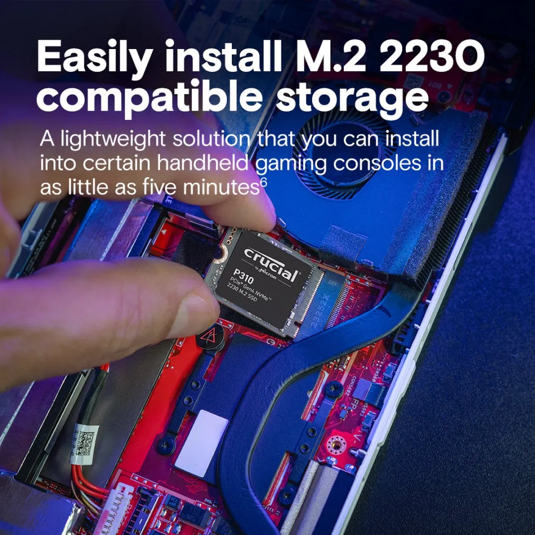 Crucial P310 CT1000P310SSD2 NVMe SSD 1TB - Gen4