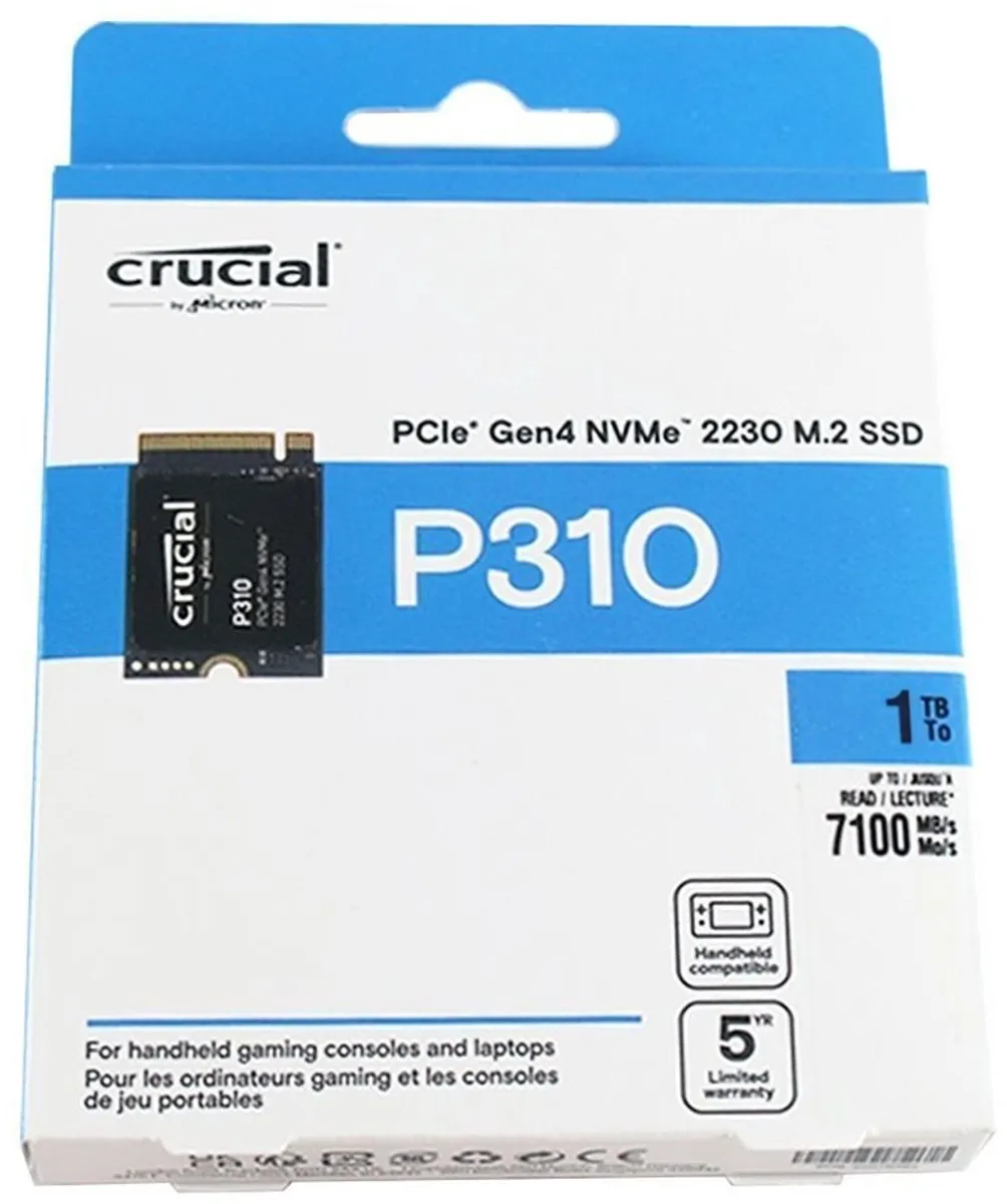 Crucial P310 CT1000P310SSD2 NVMe SSD 1TB - Gen4