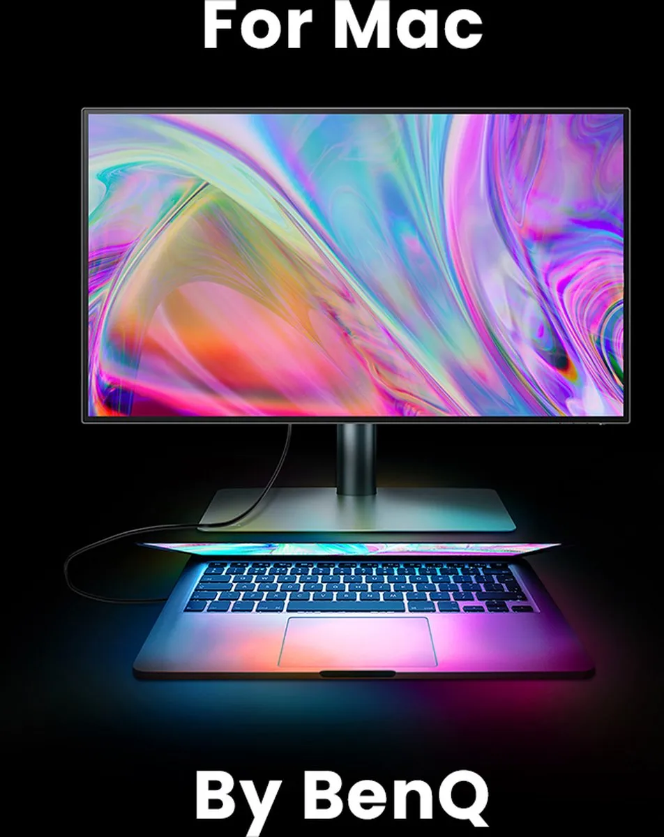 BenQ PD3205U 32 inch 4K Monitor - IPS - USB-C 90W - afbeelding 6 van 6