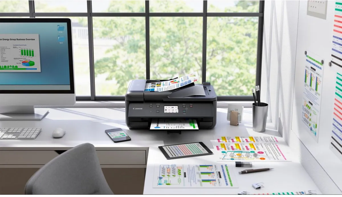 Canon PIXMA TR7650 All-in-One Inkjetprinter - 5 Kleuren - Zwart
