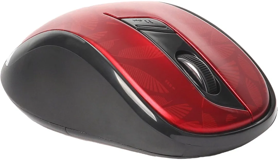 Rapoo M500 Draadloze Optische Muis - 7 Knoppen - Donker Rood