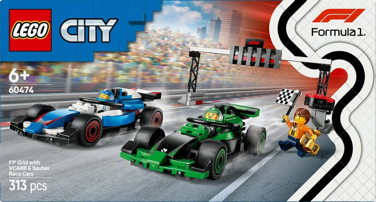 LEGO City 60474 F1 Grid - 313 Stukken - 3 Minifiguren - afbeelding 5 van 6