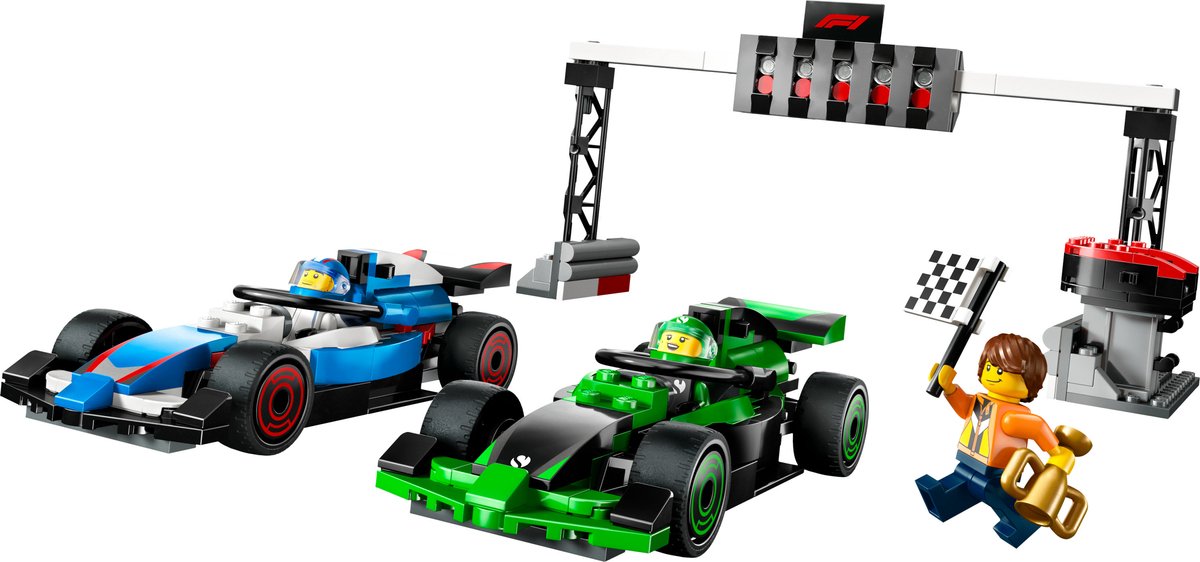 LEGO 60474 City - F1® grid met VCARB en Sauber racewagens