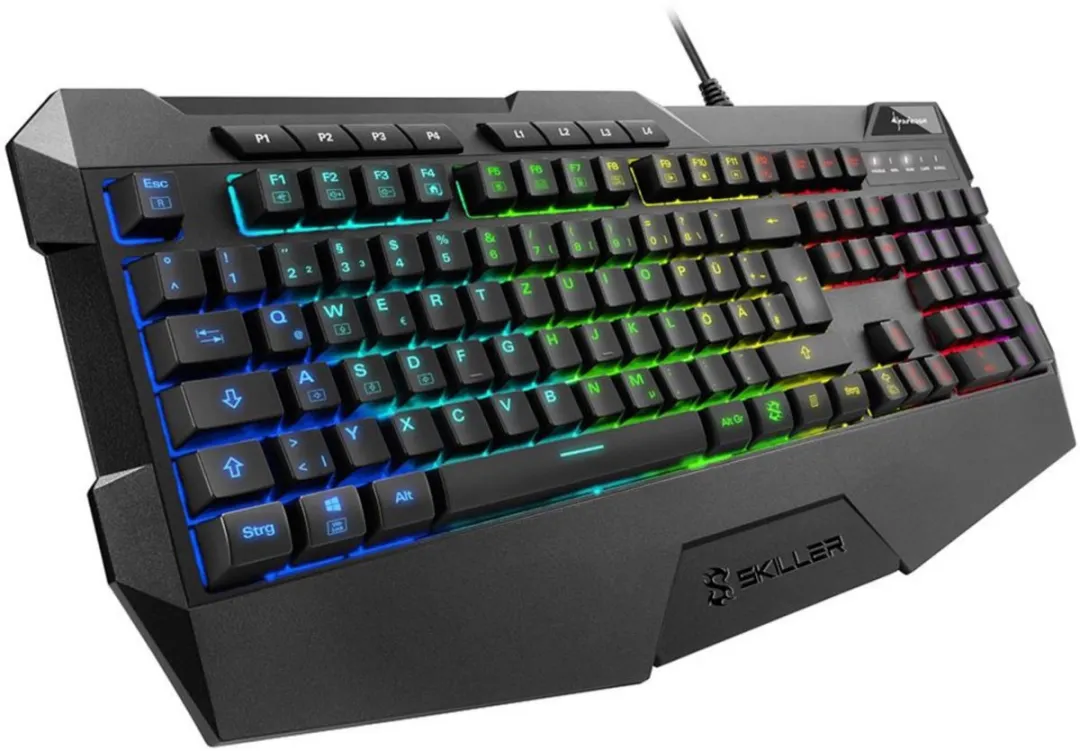 Sharkoon SKILLER SGK4 Toetsenbord - QWERTZ Duits - Zwart - afbeelding 4 van 4