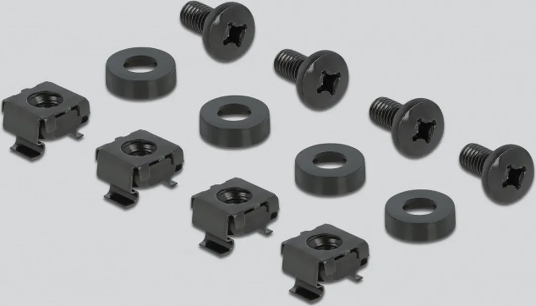 Delock 66669 Netwerkkastpaneel 2U - 10" Verticaal - Zwart - afbeelding 2 van 3