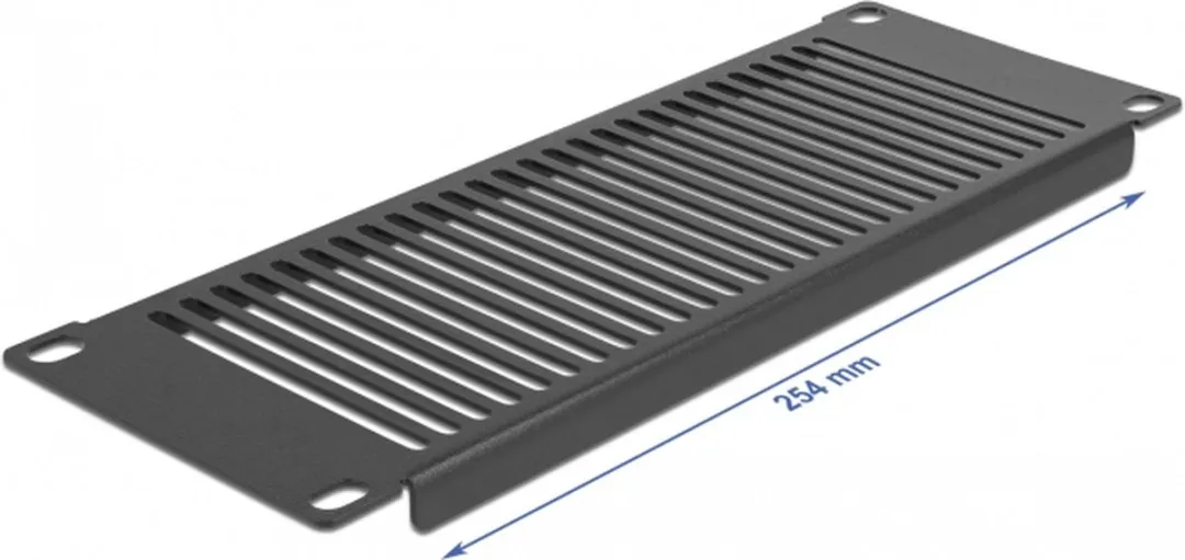 Delock 66669 Netwerkkastpaneel 2U - 10" Verticaal - Zwart - afbeelding 3 van 3