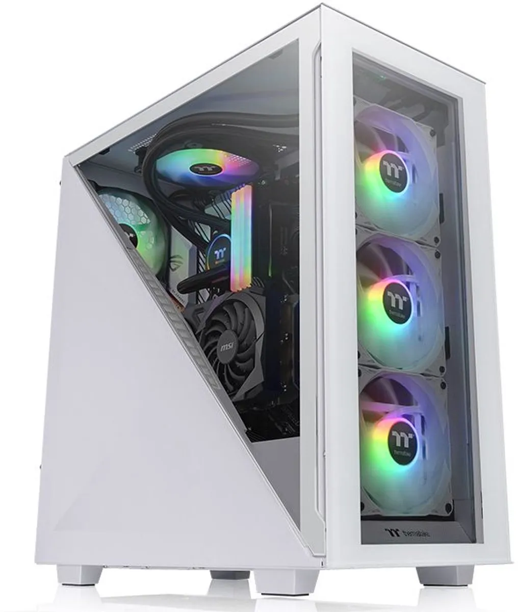 Thermaltake Divider 300 TG Snow ARGB Midi Tower