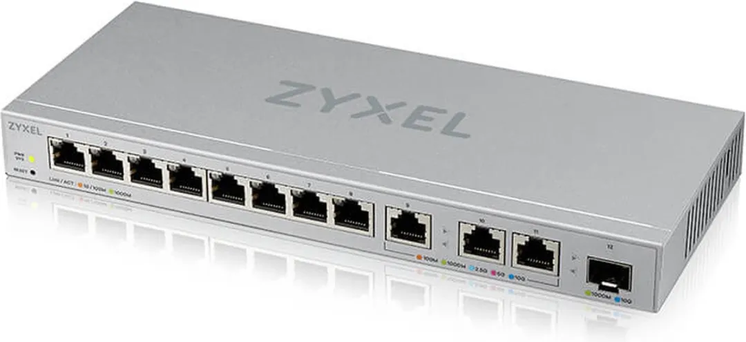 Zyxel XGS1250-12 Switch - 11 Poorten - 96 Gbps - Grijs - afbeelding 4 van 6