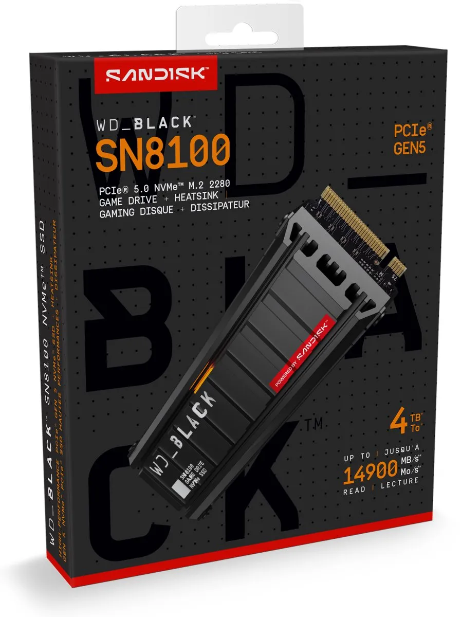 Western Digital Black SN8100 WDS400T1XHM-00CMT0 SSD - 4TB