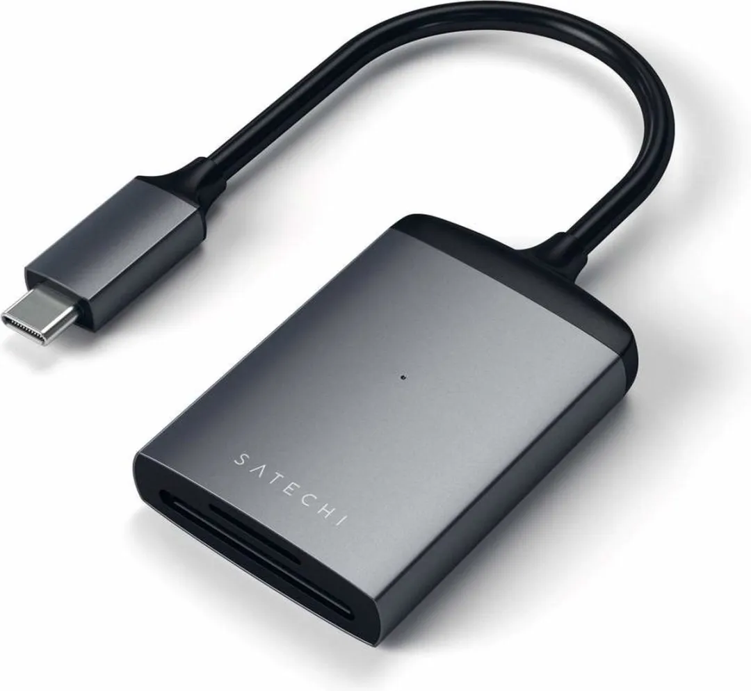 Satechi ST-TCU3CRM Geheugenkaartlezer USB-C - Grijs