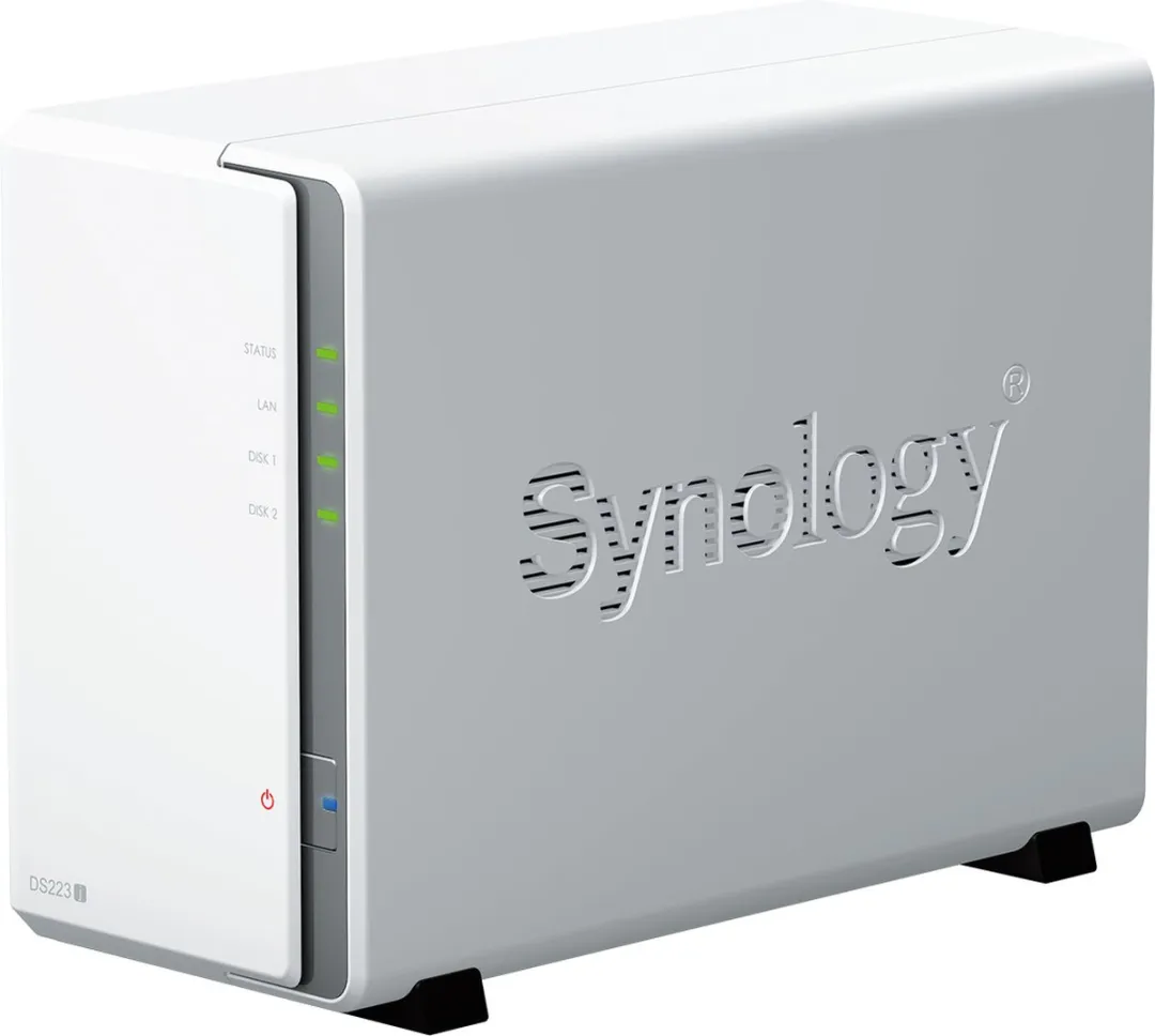 Synology DS223j NAS - 12TB (2x6TB) - Wit