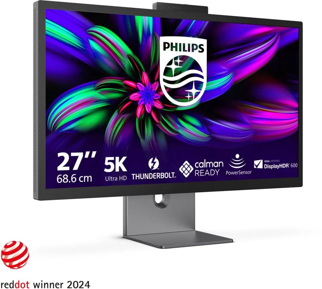 Philips Brilliance 27E3U7903 5K Monitor - 27" - Thunderbolt 4 - Calman Ready - afbeelding 6 van 6
