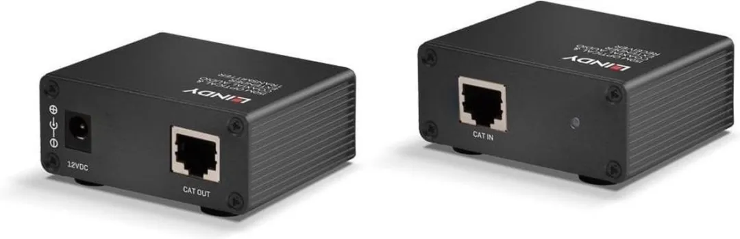Lindy 70456 Audio Extender Toslink/Coax via RJ45 - 150m - Zwart