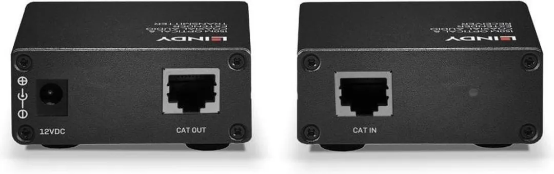 Lindy 70456 Audio Extender Toslink/Coax via RJ45 - 150m - Zwart