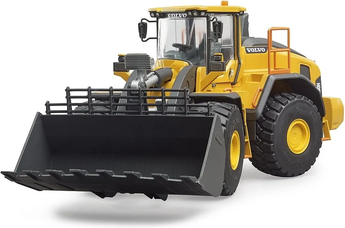 Bruder Volvo L260H Shovel Wiellader - 12 Onderdelen - Blauw - afbeelding 6 van 6