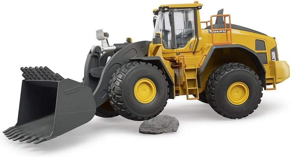Bruder Volvo L260H Shovel Wiellader - 12 Onderdelen - Blauw