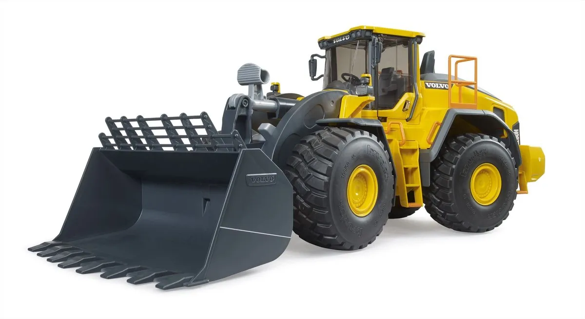 Bruder Volvo L260H Shovel Wiellader - 12 Onderdelen - Blauw