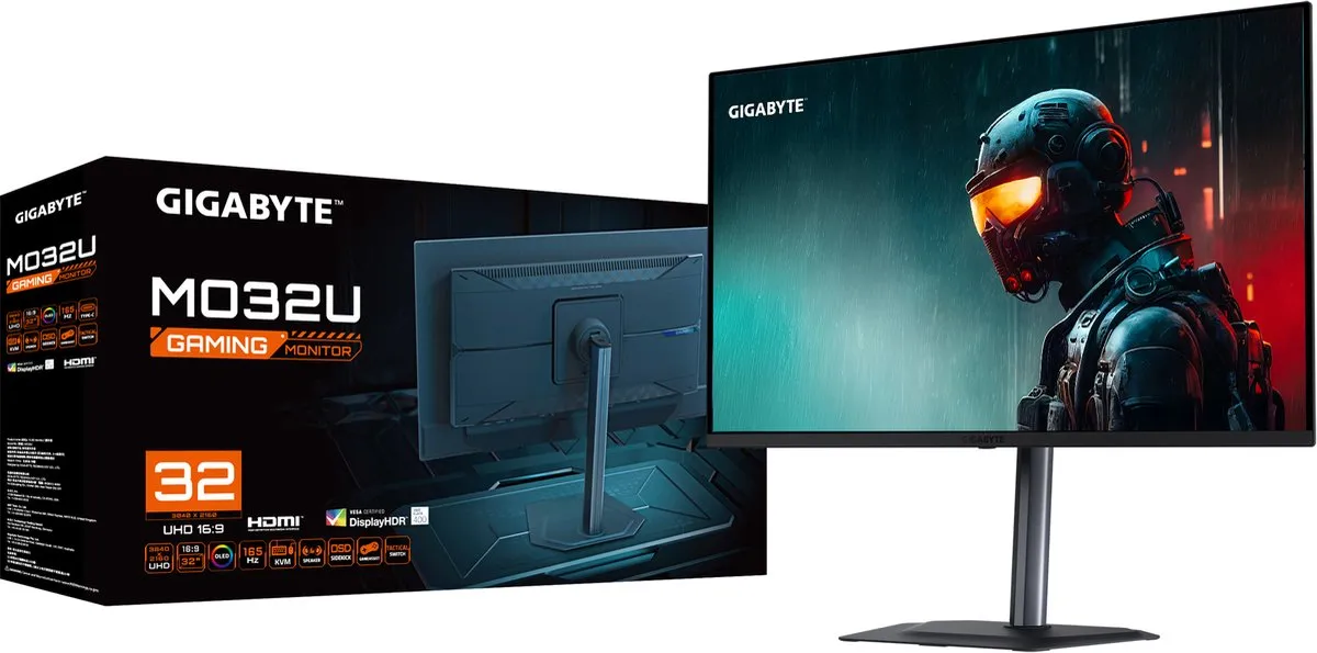 Gigabyte MO32U OLED Gaming Monitor 32" - 4K 165Hz