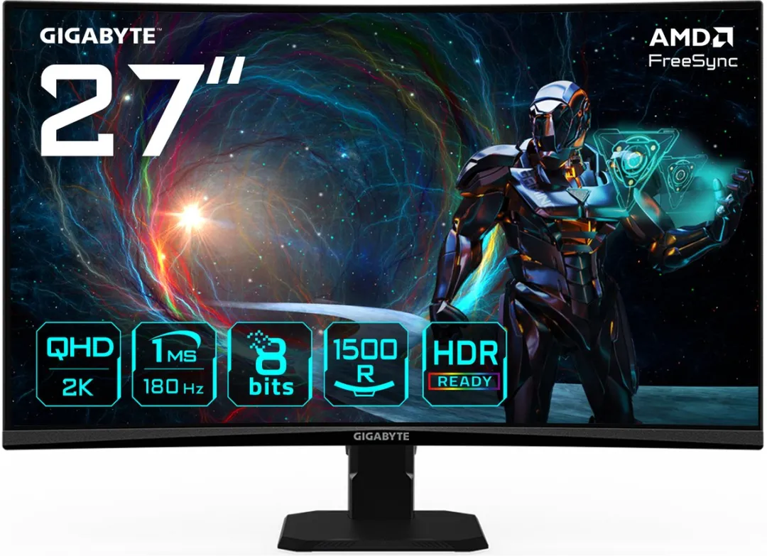 Gigabyte GS27QCA EK Gaming Monitor Quad HD 27"