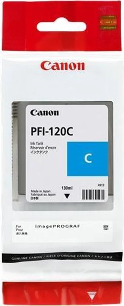 Canon PFI-120C Cyaan Inktcartridge 130ml