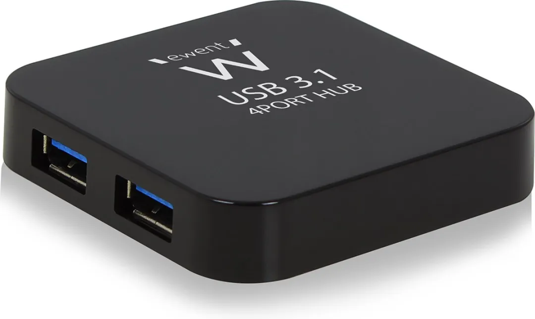 Ewent EW1134 USB Hub 4x USB 3.1 - Zwart - afbeelding 5 van 6