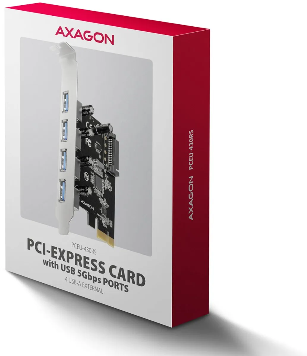 Axagon PCEU-430RS PCIe Kaart