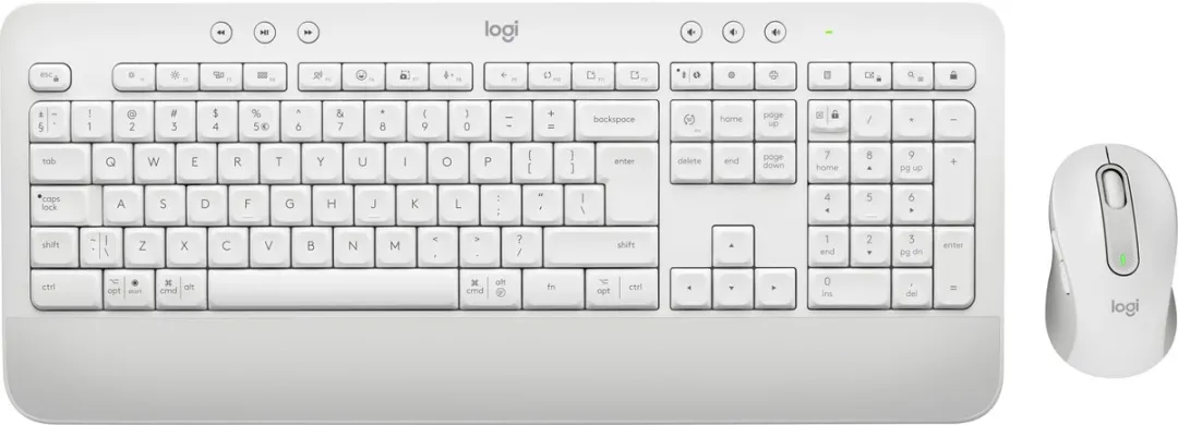 Logitech Signature MK650 Combo Wit - Toetsenbord & Muis - 5 Knoppen